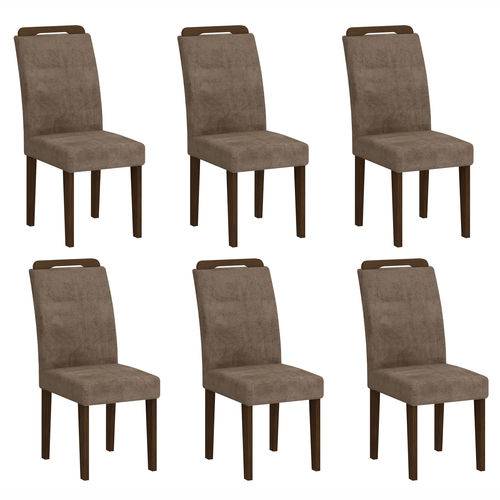 Conjunto 6 Cadeiras Athenas Rufato Castor/ Animale Chocolate é bom? Vale a pena?