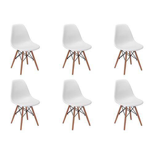 Conjunto 6 Cadeiras Charles Eames Eiffel Wood Base Madeira - Branca é bom? Vale a pena?