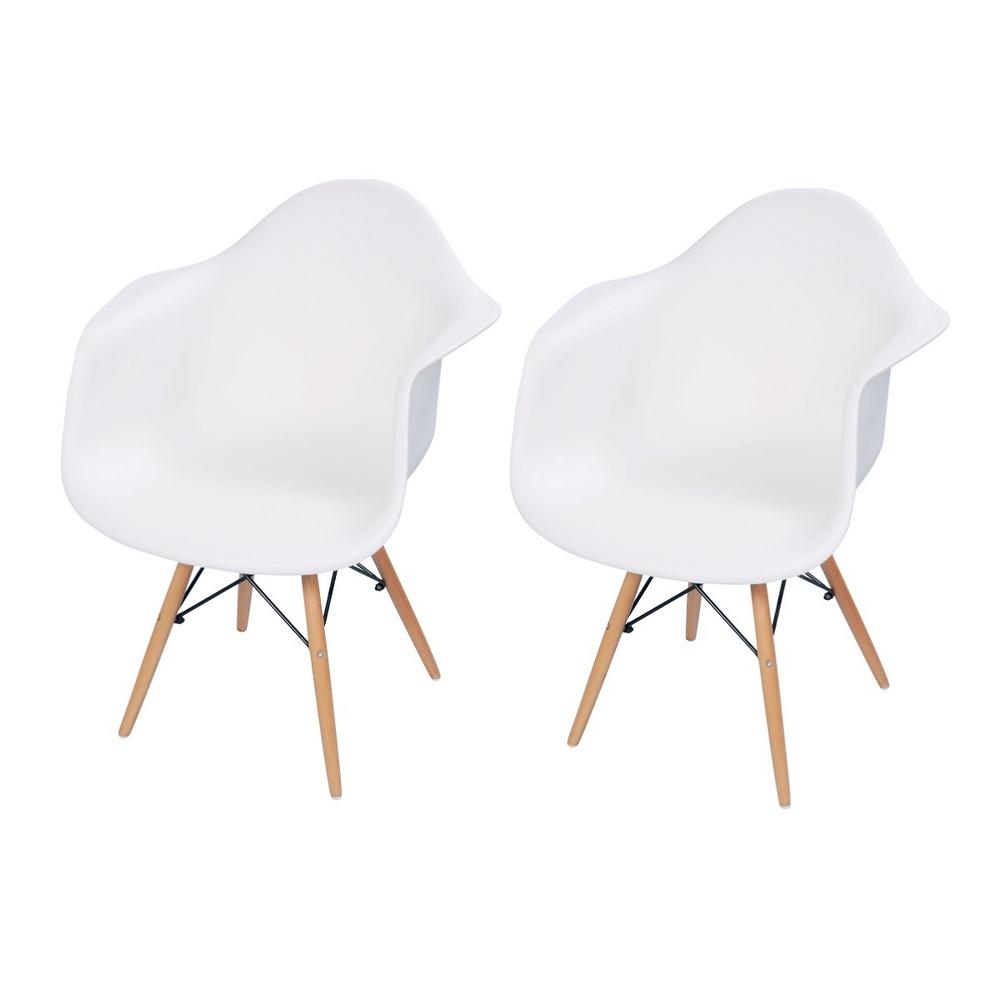 Conjunto 2 Cadeira Charles Eames Wood - Daw - Com Braços - Design é bom? Vale a pena?