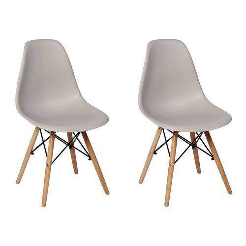 Conjunto 2 Cadeiras Charles Eames Eiffel Wood Base Madeira - Cinza é bom? Vale a pena?