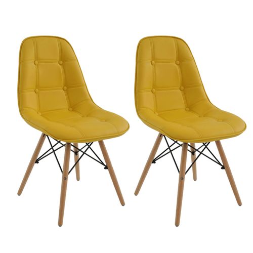 Conjunto 2 Cadeiras Eiffel Botonê Eames Dsw Amarela é bom? Vale a pena?