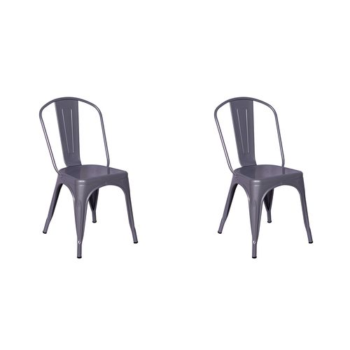 Conjunto 2 Cadeiras Tolix Iron - Design - Cinza é bom? Vale a pena?