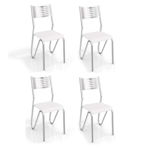 Conjunto com 4 Cadeiras Nápolis Branco é bom? Vale a pena?