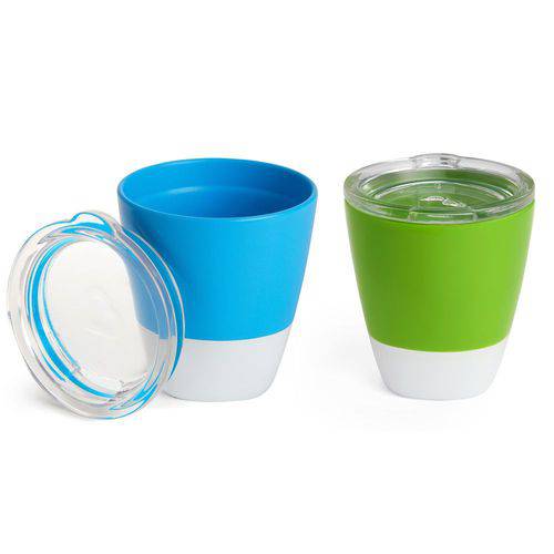 Conjunto com 2 Copos com Tampa Azul e Verde (Splash Toddler Cups) - 207 Ml - Munchkin é bom? Vale a pena?
