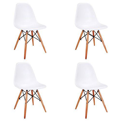 Conjunto de 4 Cadeiras Eames Branco Decor Travel Max - Ct53002br é bom? Vale a pena?