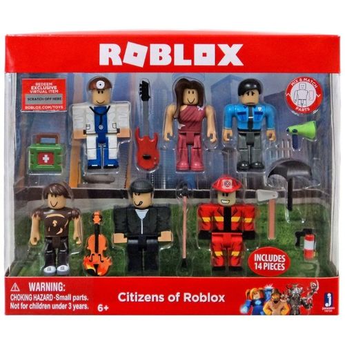 Conjunto Boneco De Ação Roblox - Miniatura Pacote Figuras Robô Blox