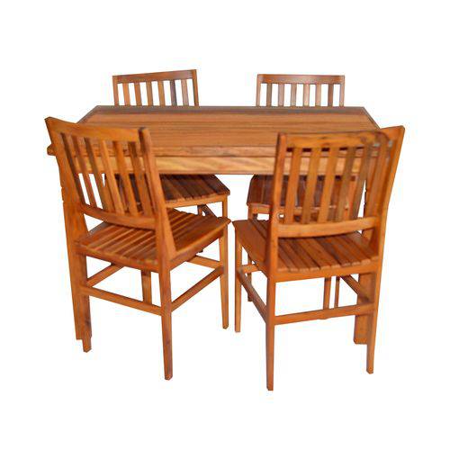 Conjunto de Mesa de Jantar 1,20 X 0,75 M com 4 Cadeiras Cambury em Madeira de Demolição é bom? Vale a pena?