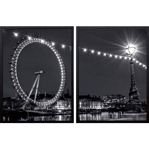 Conjunto de Quadros Decorativos London Eye em Londres Kit com 2 Quadros de 60x80cm é bom? Vale a pena?