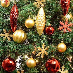 Conjunto Enfeite de Árvore Vermelho e Dourado 76 Peças - Orb Christmas é bom? Vale a pena?