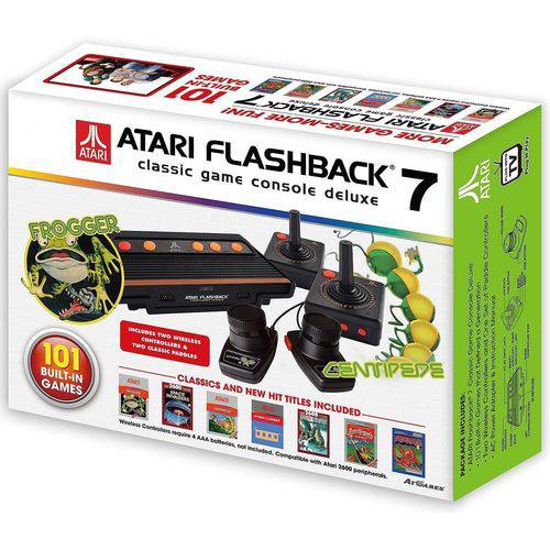 Console Atari Flashback 7 Classic Game 101 Jogos C/ 4 Controles - Atari é bom? Vale a pena?