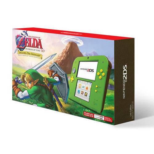 Console Nintendo 2DS Verde + Jogo The Legend Of Zelda: Ocarina Of Time 3D - Nintendo é bom? Vale a pena?
