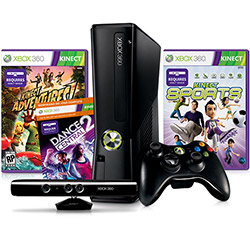 Console Oficial Xbox 360 250Gb com Kinect - Edição Especial Limitada com 3 Jogos e 1 Mês de Assinatura Xbox LIVE Gold é bom? Vale a pena?
