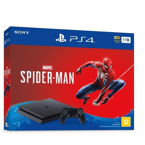 Console Playstation 4 - 1 Tb - Sony + Jogo Spider-Man é bom? Vale a pena?