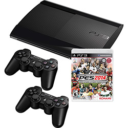 Console PlayStation 3 250GB + Game Pro Evolution Soccer 2014 + 2 Controles Dualshock 3 Preto Sem Fio é bom? Vale a pena?
