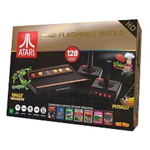 Console Retro Atari Flashback 9 Gold Deluxe Game com 120 Jogos é bom? Vale a pena?