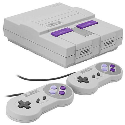 Console Super Nintendo Classic Edition com 21 Jogos Bivolt - Branco/Roxo é bom? Vale a pena?