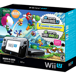 Console Wii U Black Deluxe 32 GB + Game New Super Mario Bros U & New Super Luigi + GamePad é bom? Vale a pena?