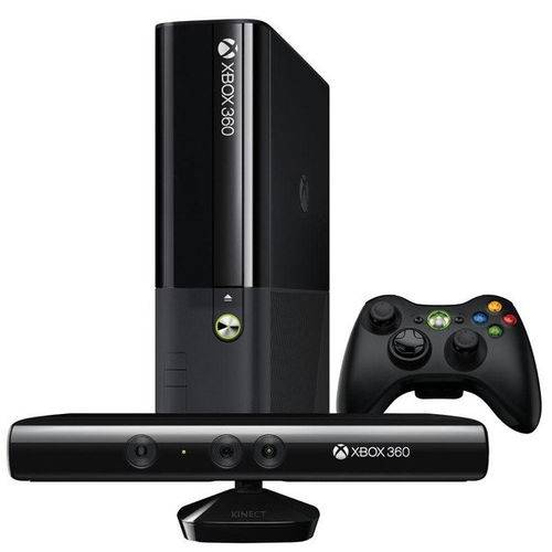 Console Xbox 360 250GB + Kinect Sensor + 3 Jogos é bom? Vale a pena?