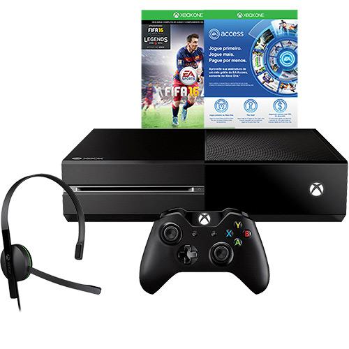Console Xbox One 500GB Edição Limitada + Game FIFA 16 (Via Download) + 1 Mês de EA Access + Headset + Controle é bom? Vale a pena?