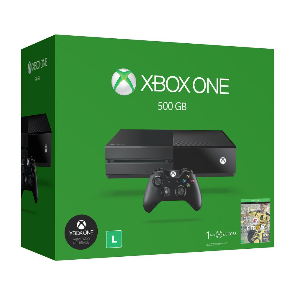 Console Xbox One 500GB + Game FIFA 17 (Via Download) + 1 Mês de EA Access + Controle é bom? Vale a pena?