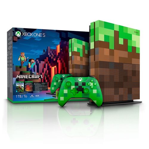 Console Xbox One S 1tb com Jogo Minecraft Edition Bundle Microsoft é bom? Vale a pena?