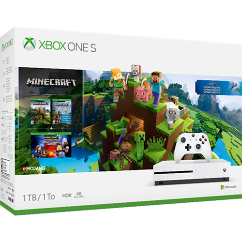 Console XBOX ONE S 1TB + Minecraft - Microsoft é bom? Vale a pena?