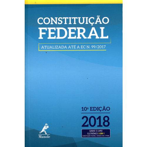 Constituição Federal - 10 Edição - 2018 é bom? Vale a pena?