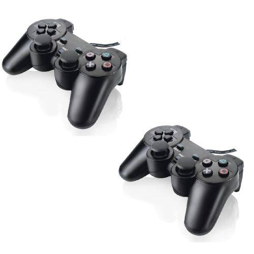 Controle Manete Joystick Ps2 Playstation 2 Vibra - Kit com 2 é bom? Vale a pena?
