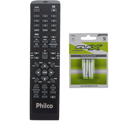 Controle Remoto Audio Philco Original PH400 / PH650 / PH800+ 2 PIlhas AAA Alcalina Flex é bom? Vale a pena?