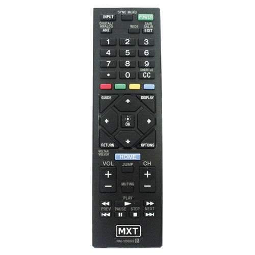 Controle Remoto Mxt 1297 Tv Sony Tv Led Sony Bravia Rm-yd093 é bom? Vale a pena?