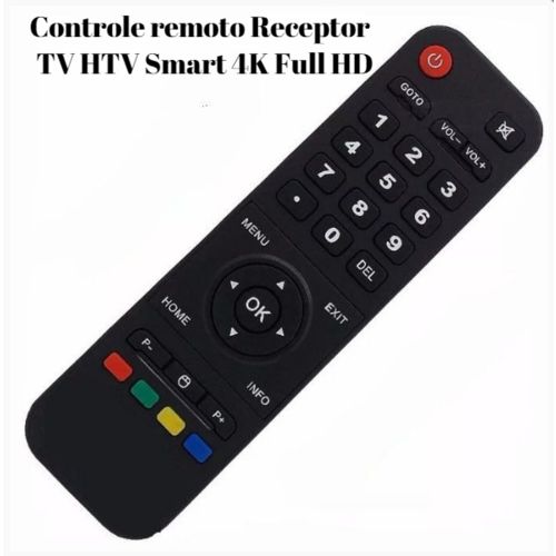 Controle Remoto Receptor de TV HT#V Smart 4K Full HD é bom? Vale a pena?