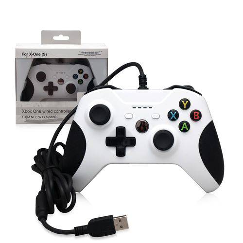 Controle Xbox One e Pc com Fio USB Branco - Dobe é bom? Vale a pena?