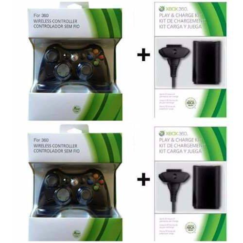 2 Controles Xbox 360 Sem Fio +2carregado+ 2bateria 20.000mah é bom? Vale a pena?