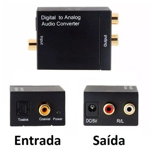 Conversor Audio Ótico e Coaxial Digital para RCA Analogico é bom? Vale a pena?