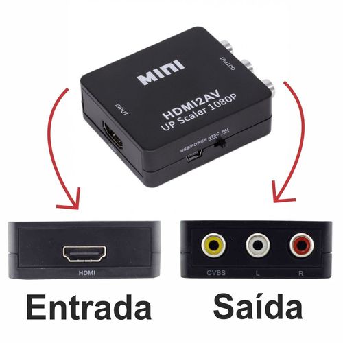 Conversor Hdmi para Av Rca HDMI2AV é bom? Vale a pena?