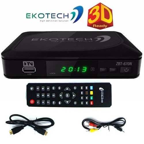 Conversor Receptor Tv Digital Ekotech Zbt-670n Hdtv 1080p é bom? Vale a pena?