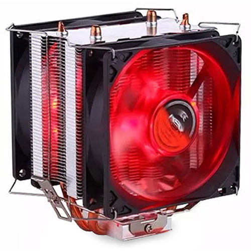 Cooler DEX DX-9100D (Intel / AMD) - LED Vermelho - 38.5 CFM é bom? Vale a pena?