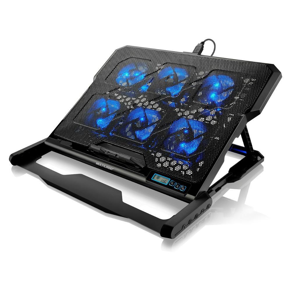 Cooler Para Notebook Com 6 Fans Led Azul Hexa Cooler Multilaser - Ac282 é bom? Vale a pena?