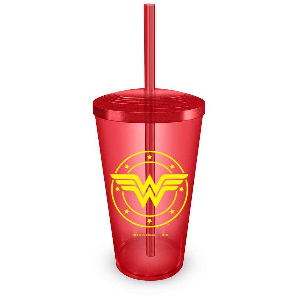 Copo Acrílico Vermelho Wonder Woman Logo Vermelho é bom? Vale a pena?