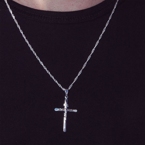 Corrente com Crucifixo Prata - Semijoia é bom? Vale a pena?