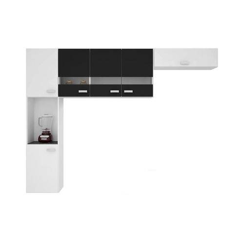 Cozinha Compacta 3 Peças Julia - Poquema Branco/preto é bom? Vale a pena?