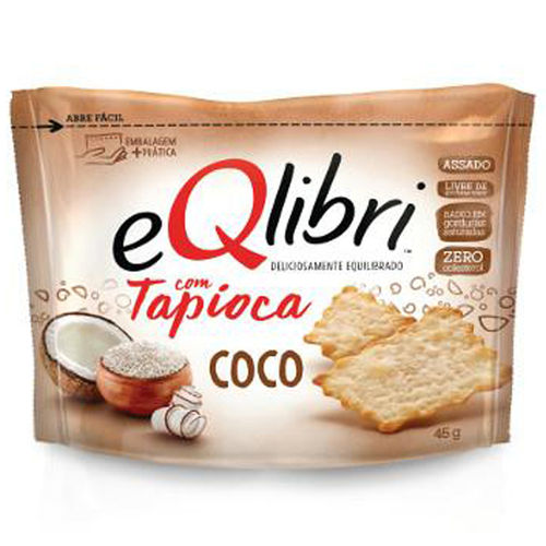 Cracker Eqlibri com Tapioca e Coco 45g - Elma Chips é bom? Vale a pena?