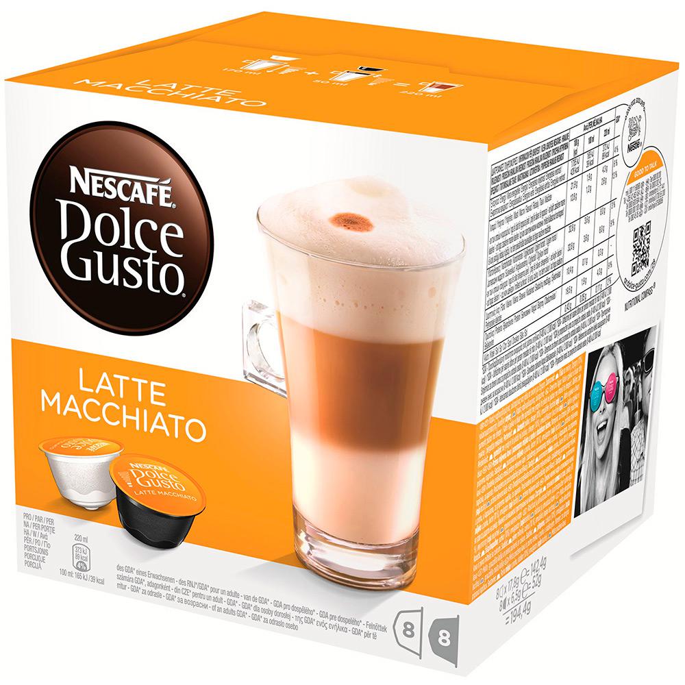 Cápsula Nescafé Dolce Gusto Latte Macchiato 16 Unidades (8 Leite + 8 Café) - Nestlé é bom? Vale a pena?