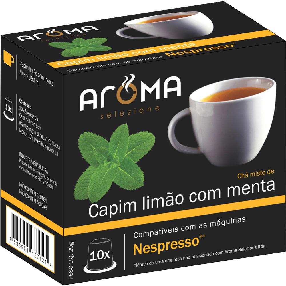 Cápsulas de Chá Capim-Limão com Menta Aroma Selezione Compatível Nespresso - 10 Unidades é bom? Vale a pena?