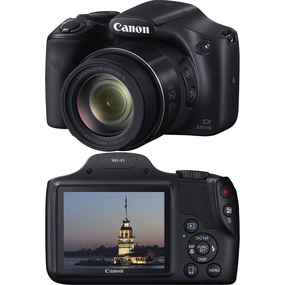 Câmera Digital Semiprofissional Canon Powershot SX530HS 16MP Zoom Óptico 50x Cartão 8GB Preta é bom? Vale a pena?
