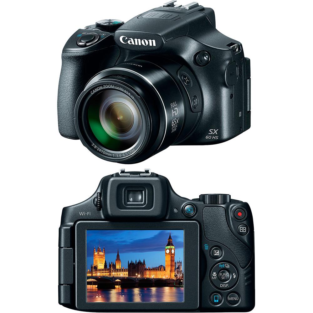 Câmera Digital Semiprofissional Canon SX60HS 16.1MP Zoom óptico 65x é bom? Vale a pena?