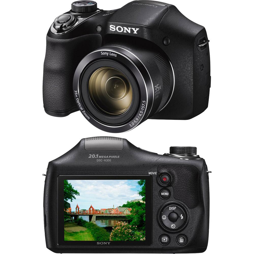 Câmera Digital Sony DSC-H300 20.1 MP Zoom 35x Cartão de Memória 8GB é bom? Vale a pena?