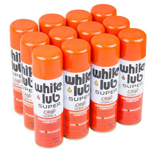 Desengripante Spray White Lub Super 300 Ml com 12 Unidades-Orbi-146-12 é bom? Vale a pena?