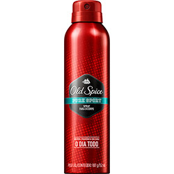 Desodorante Aerosol Body Spray Pure Sport 107g - Old Spice é bom? Vale a pena?