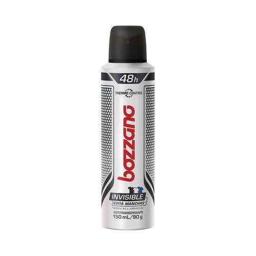 Desodorante Aerosol Bozzano Invisible 48H - Evita Manchas 150Ml é bom? Vale a pena?